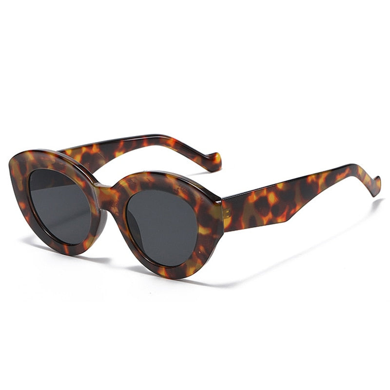 Playpark Claire Sunglasses feature a vintage cat eye with thick frames made from recycled materials and 400 UV protection - featured colour torte shell.
