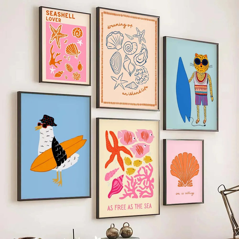 Surfs Up Digital Canvas Print