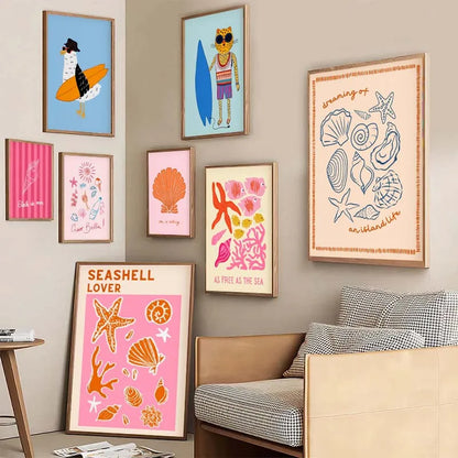 Surfs Up Digital Canvas Print