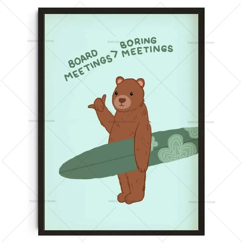 Surfs Up Digital Canvas Print