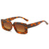 Playpark Alexa Sunglasses with transparent tan lenses and solid torte shell coloured frames are made from 100% recycled plastic with UV400 protection lenses. 