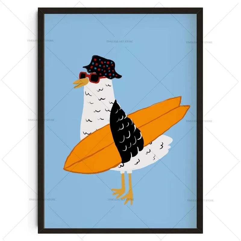 Surfs Up Digital Canvas Print